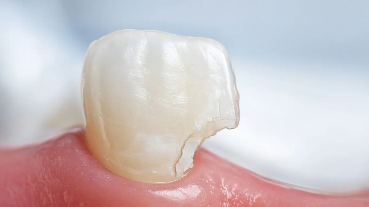 Dent cassée avec éclat visible — que faire en urgence chez le dentiste à Kénitra