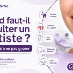 Patiente consultant un dentiste à Kénitra pour un signe d'alerte dentaire au Bekkali Dental Center