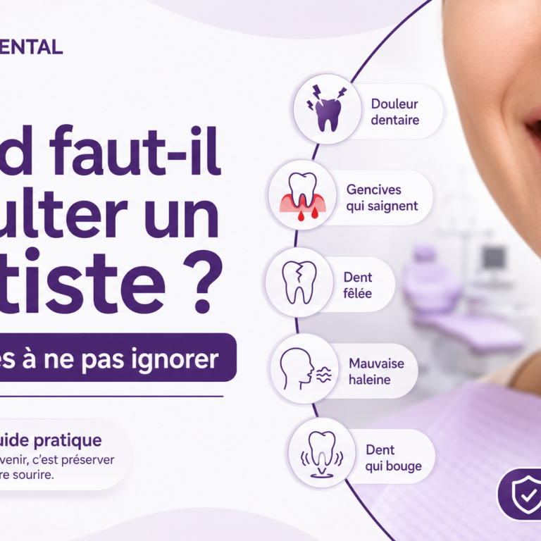 Patiente consultant un dentiste à Kénitra pour un signe d'alerte dentaire au Bekkali Dental Center